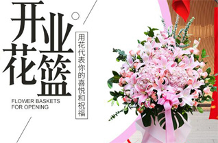 海南海口市琼山区三门坡镇乐来村花篮配送